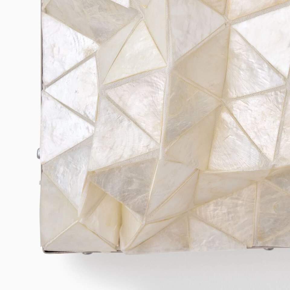 Capiz Wall Art, Faceted Square West Elm Australia